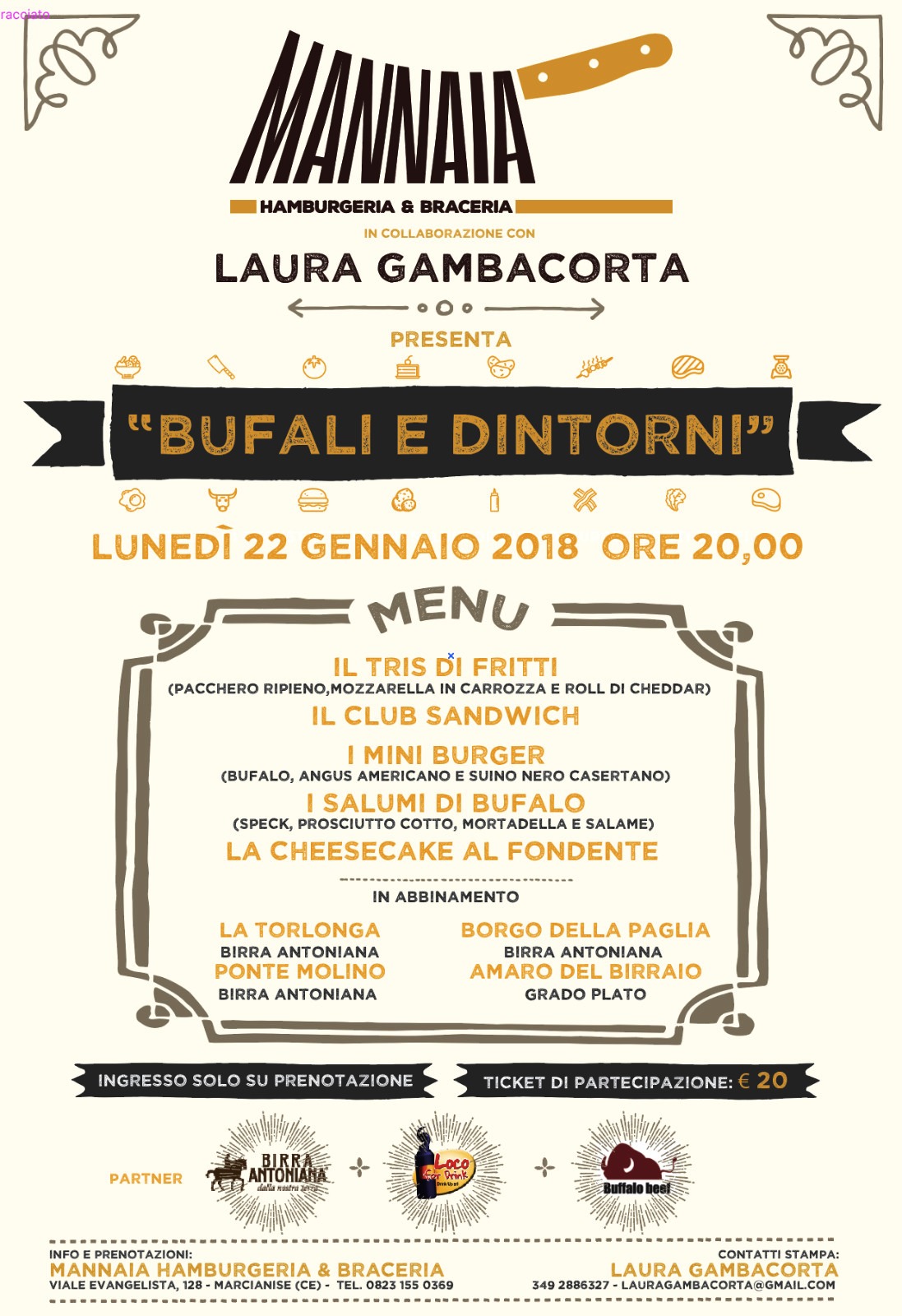 22 gennaio Mannaia Bufali e dintorni