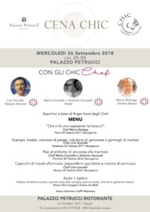 menu cena palazzo petrucci