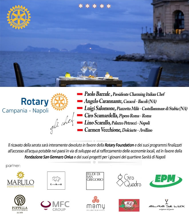 Cena di beneficenza rotary marulo