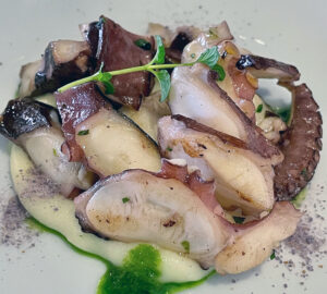 Polpo scottato Ristorante Leucio